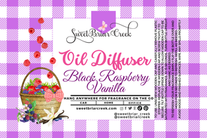 Black Raspberry Vanilla Hanging Car Diffuser & Refills