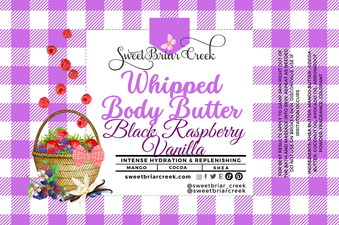 Black Raspberry Vanilla Whipped Body Butter