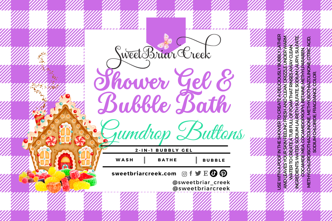 Gumdrop Buttons Body Wash + Bubble Bath