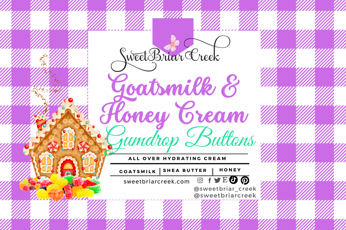Gumdrop Buttons Goat Milk & Honey Body Creme