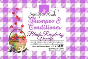 Black Raspberry Vanilla Shampoo & Conditioner Bars