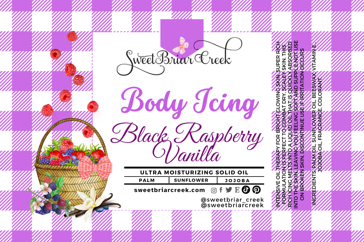 Black Raspberry Vanilla Body Icing
