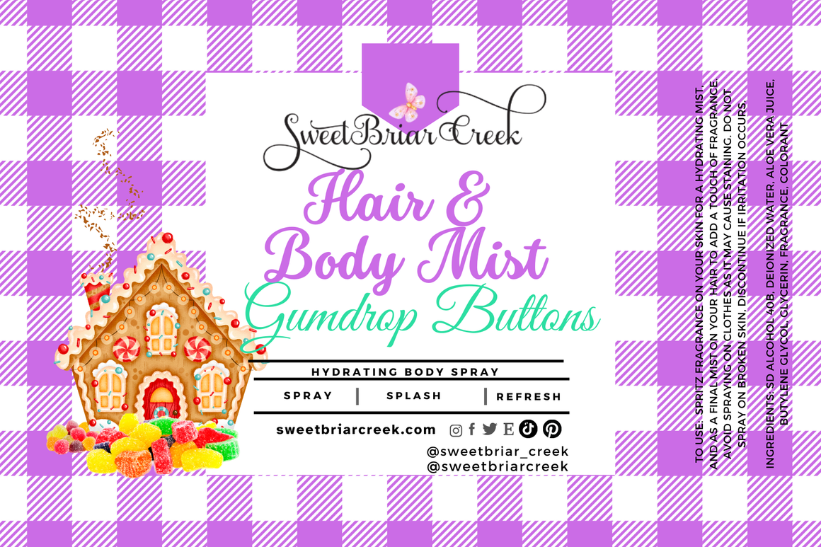 Gumdrop Buttons  Hair & Body Mist