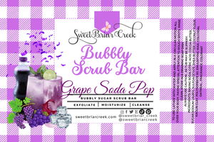 Grape Soda Pop Bubbly Scrub Body Bars
