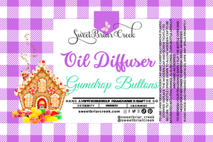 Gumdrop Buttons Hanging Car Diffuser & Refills