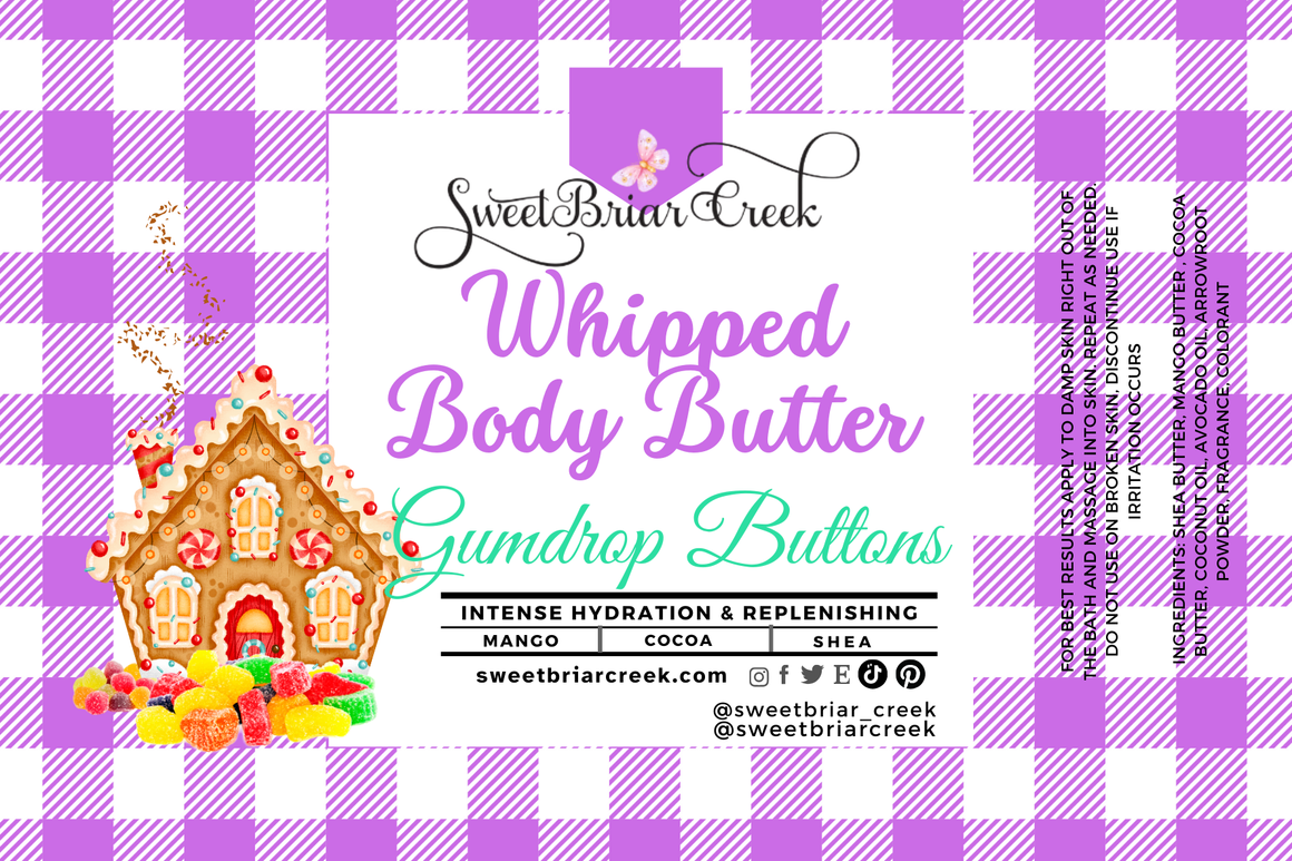 Gumdrop Buttons Whipped Body Butter