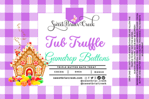 Gumdrop Buttons Bath Butter Tub Truffles