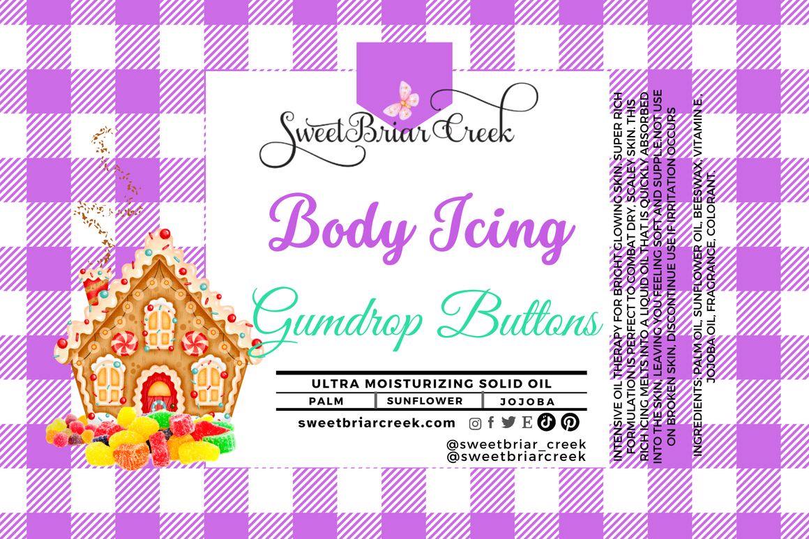 Gumdrop Buttons Body Icing