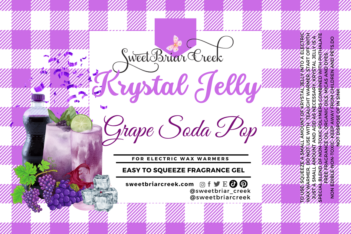 Grape Soda Pop Krystal Jelly Squeeze for wax warmers