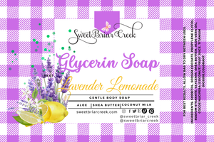 Lavender Lemonade Glycerin Soap Bar