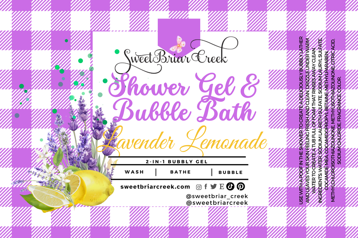 Lavender Lemonade Body Wash + Bubble Bath