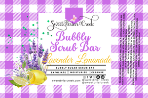 Lavender Lemonade Bubbly Scrub Body Bars