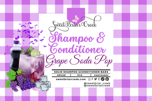 Grape Soda Pop Shampoo & Conditioner Bars