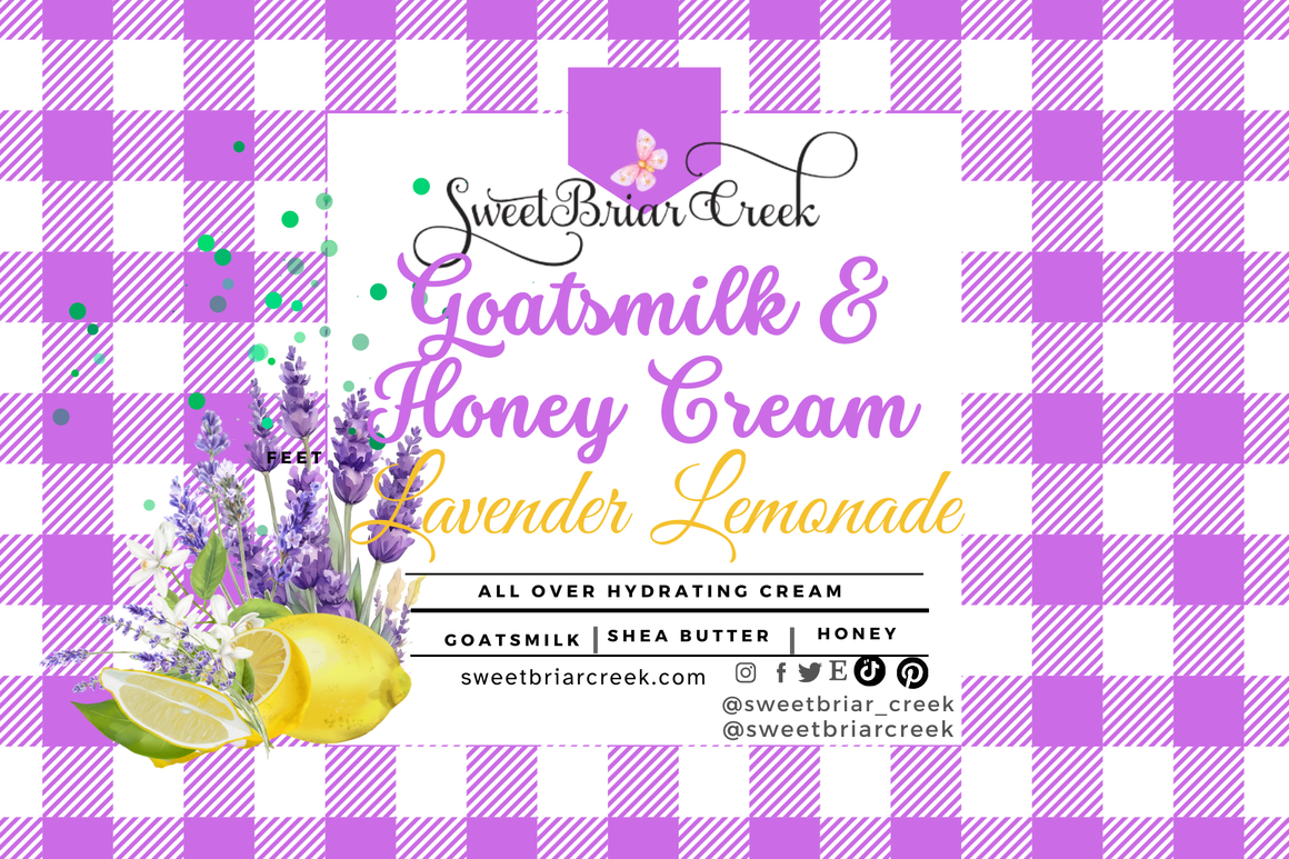 Lavender Lemonade Goat Milk & Honey Body Creme