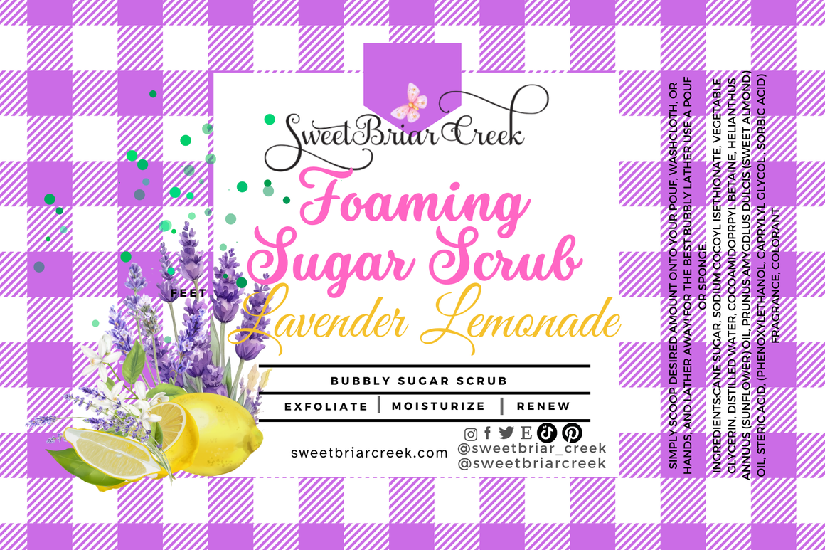 Lavender Lemonade Whipped Sugar Scrub
