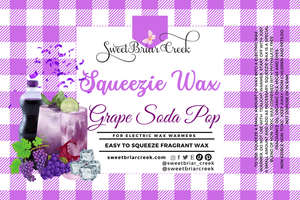 Grape Soda Pop Squeezie Wax + Scoopable melts for Waxwarmer