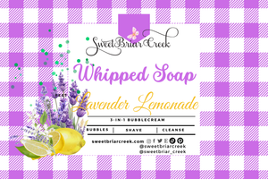 Lavender Lemonade Whipped Soap & Shaving Cream