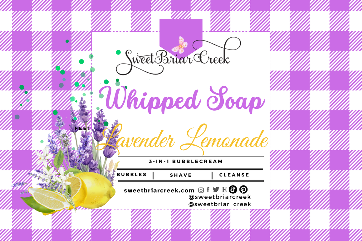 Lavender Lemonade Whipped Soap & Shaving Cream