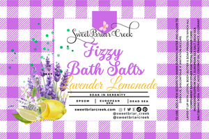 Lavender Lemonade Fizzy Bath Salt Soak