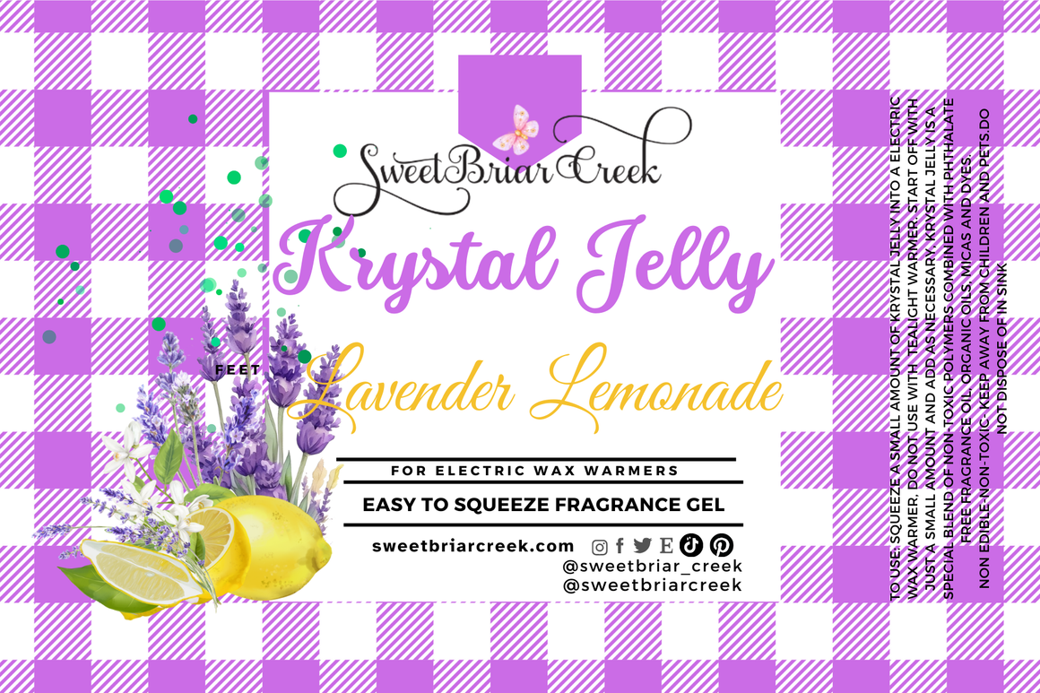 Lavender Lemonade Krystal Jelly Squeeze for wax warmers