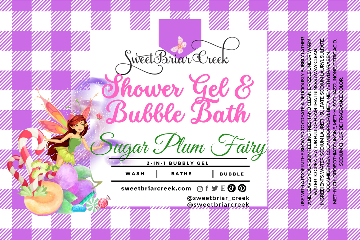 Sugar Plum Fairy Body Wash + Bubble Bath