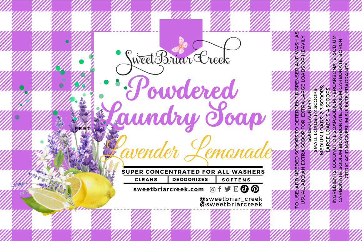 Lavender Lemonade  Powdered Laundry Soap