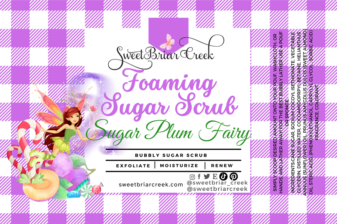 Sugar Plum Fairy  Whipped Sugar Scrub