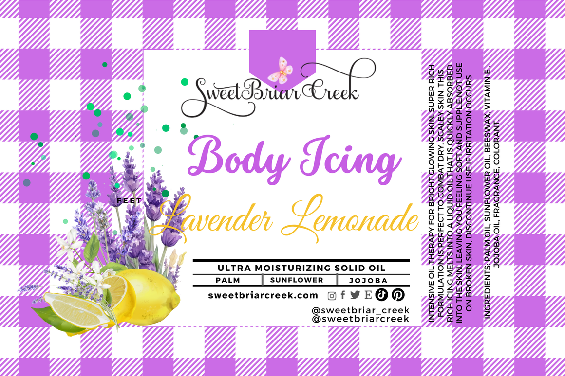 Lavender Lemonade Body Icing