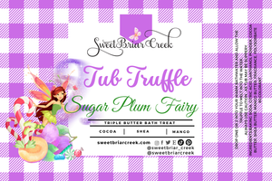Sugar Plum Fairy Bath Butter Tub Truffles
