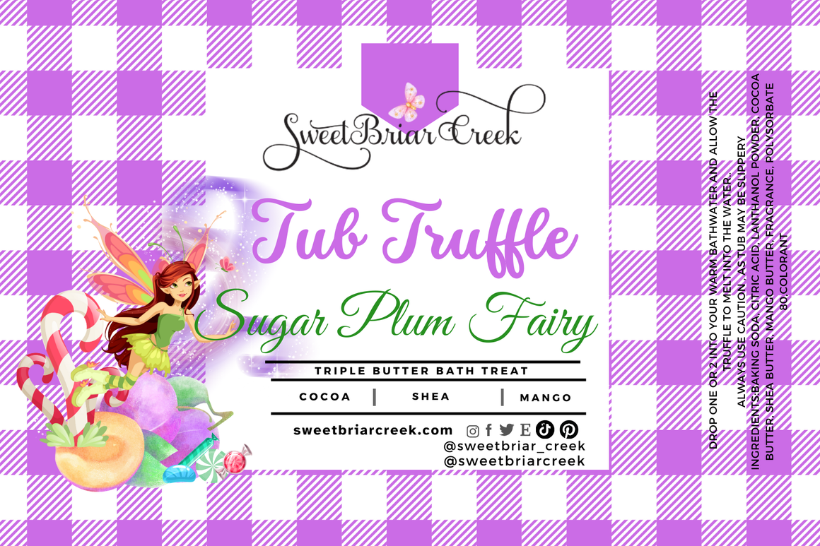 Sugar Plum Fairy Bath Butter Tub Truffles
