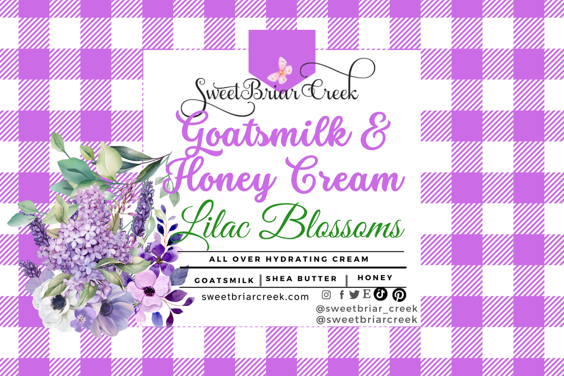 Lilac Blossoms Goat Milk & Honey Body Creme