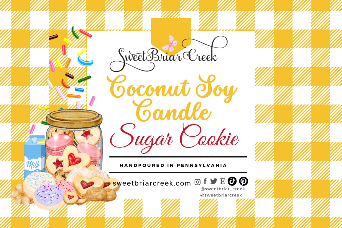 Sugar Cookie Coconut Soy Candle