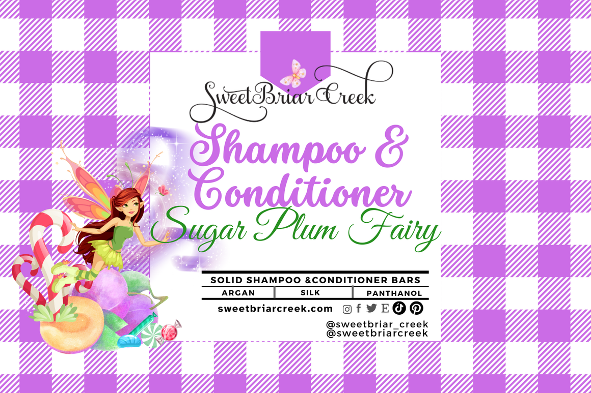 Sugar Plum Fairy Shampoo & Conditioner Bars