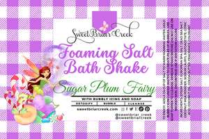 Sugar Plum Fairy Foaming Salt Bath Shake