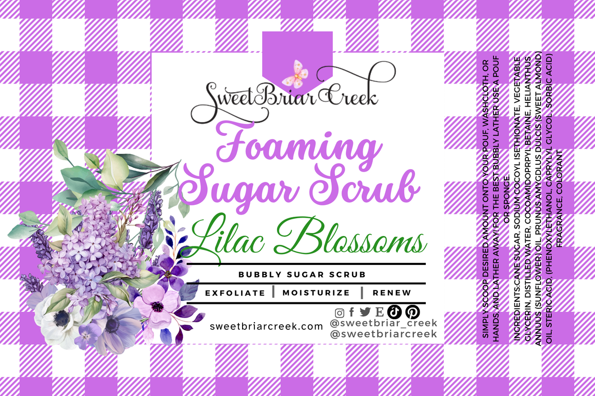 Lilac Blossoms  Whipped Sugar Scrub