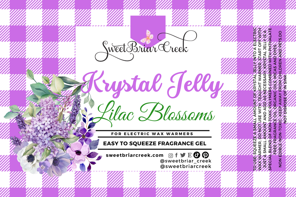 Lilac Blossoms Krystal Jelly Squeeze for wax warmers.