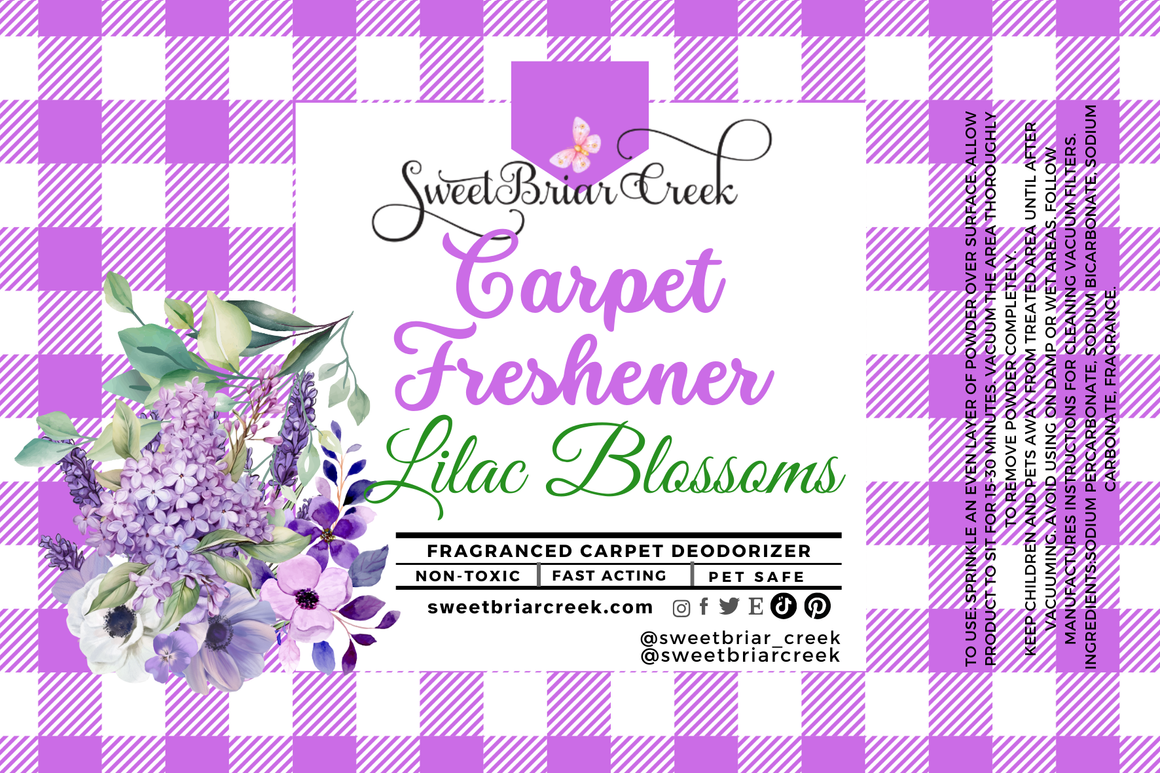 Lilac Blossoms Carpet Freshener Powder