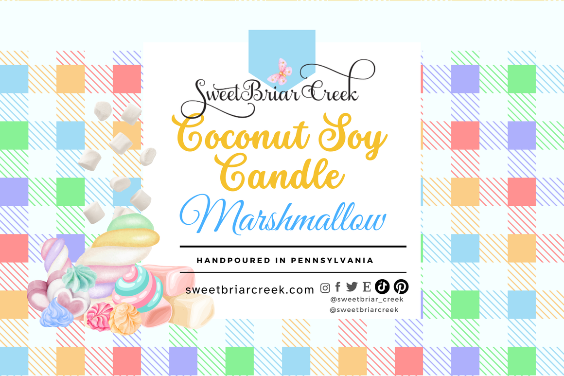 Marshmallow Coconut Soy Candle
