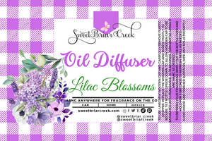 Lilac Blossoms Hanging Car Diffuser & Refills
