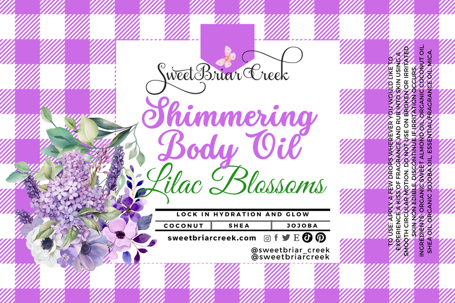 Lilac Blossoms Shimmering Body Oil