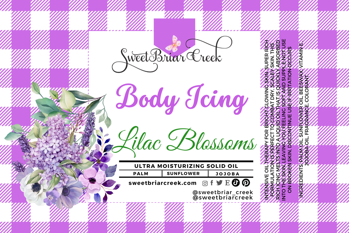 Lilac Blossoms Body Icing