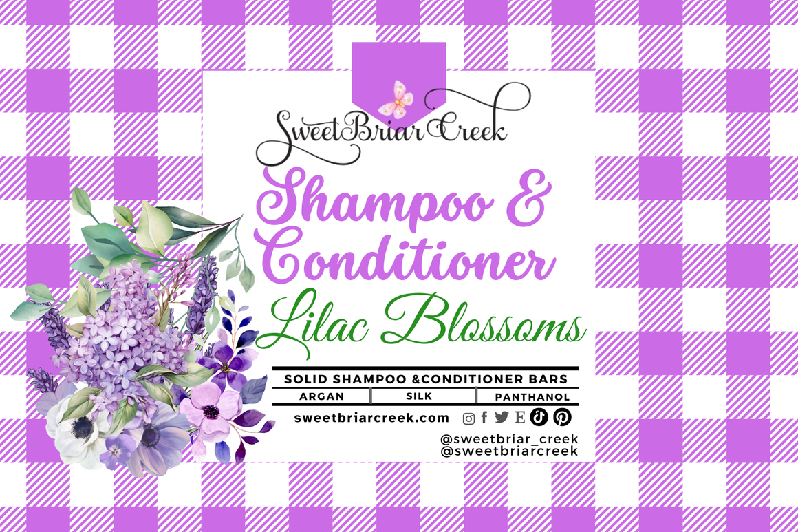 Lilac Blossoms Shampoo & Conditioner Bars