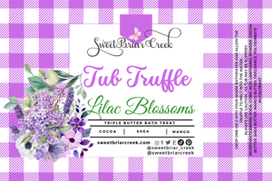 Lilac Blossoms Bath Butter Tub Truffles