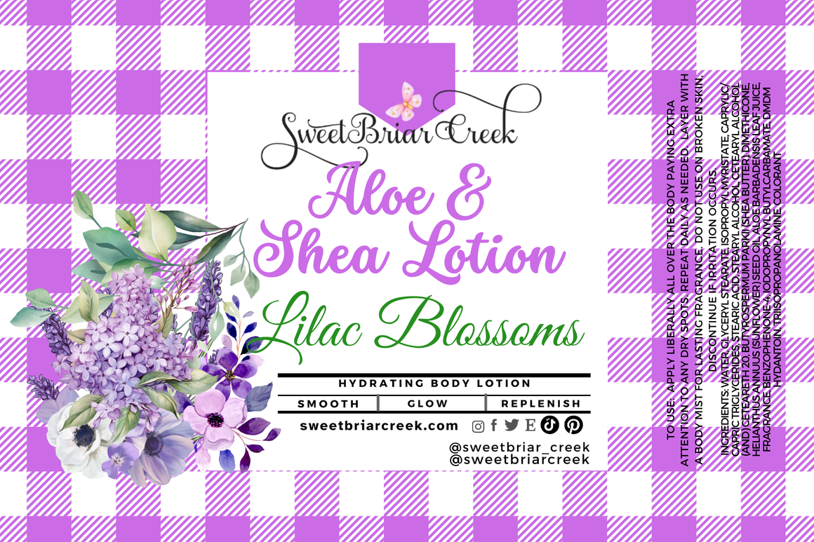 Lilac Blossoms Shea & Aloe Body Lotion