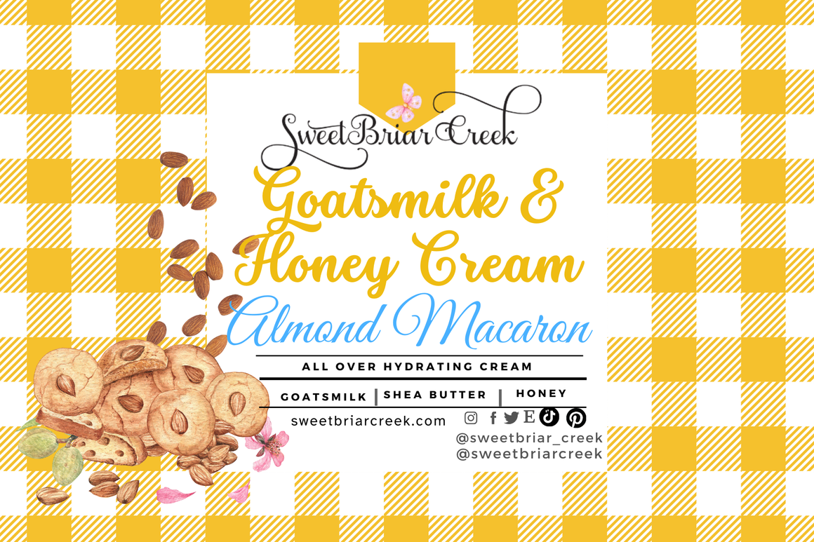 Almond Macaroon Goat Milk & Honey Body Creme