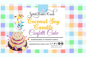 Confetti Cake Coconut Soy Candle