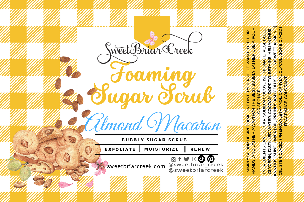 Almond Macaroon Whipped Sugar Scrub