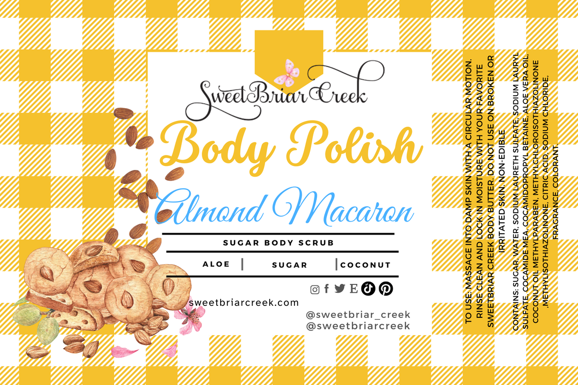 Almond Macaron Body Polish
