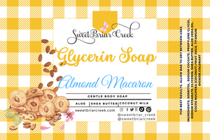 Almond Macaroon Glycerin Soap Bar