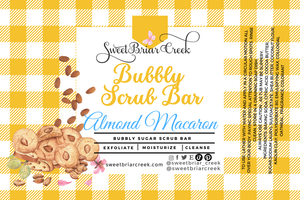 Almond Macaron Bubbly Scrub Body Bars